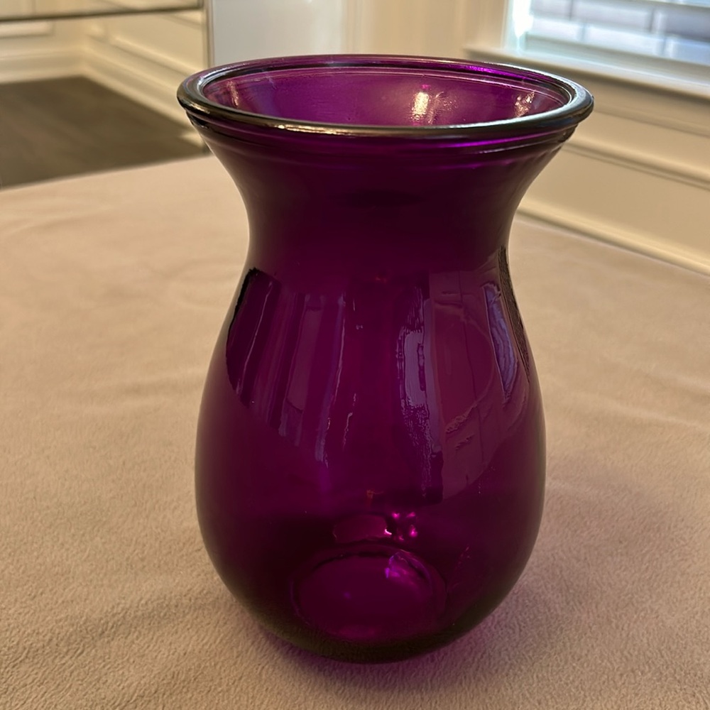 Purple Glass Vase